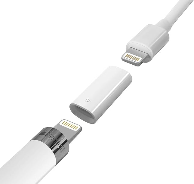 TechMatte Charging Adapter Compatible with Apple Pencil 1st Generation, Female to Female Charger Connector