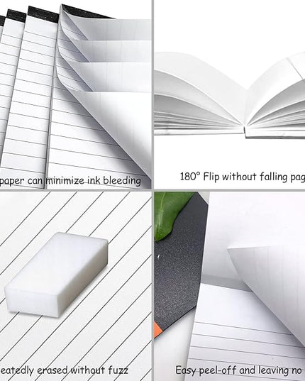 Nichela Notepads Bulk for Daily Planning and Organization of Work – 4 x 6-inches Ruled Pages – Thick Bright White Paper – 30 Pages – Note Pads College Ruled – Pack of 20