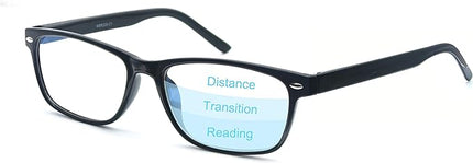 MODFANS Progressive Multifocus 1.0 Reading Glasses,Blue Light Blocking Glasses,Anti-Glare,Anti-Eye Fatigue,UV Protection for Computer/TV/Tablet/Phone,Readers with Comfort Sping Hinge