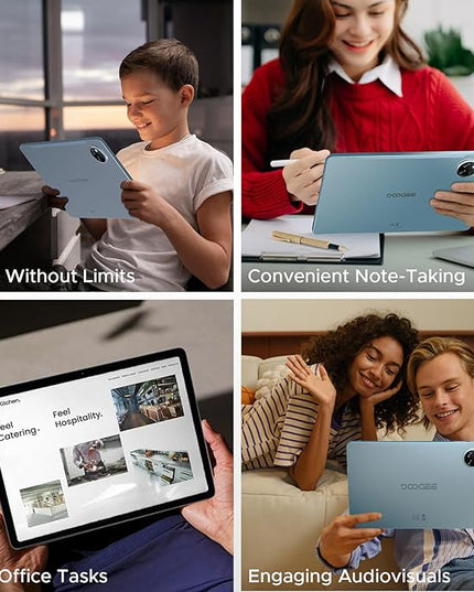 DOOGEE Tab A9 Pro+(2025) 11 inch Tablet with Keyboard,Android 15 Tablet with 90Hz Display,30GB+128GB/TF 2TB Octa-Core Gaming Tablets,8580mAh,1080P,BT 5.0+5G WiFi Tablets,13MP+5MP,Face ID/OTG