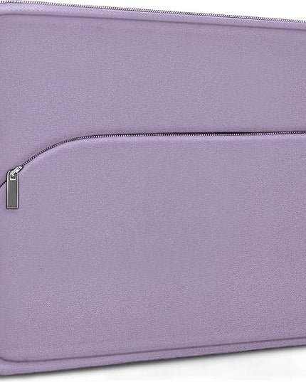 Laptop Sleeve 14 inch, Slim Portable Monitor Protective Cover with Front Pocket, Traveling Carrying Laptop Case Compatible for MacBook Air/Pro, HP, Dell, Lenovo, Acer, Lavender