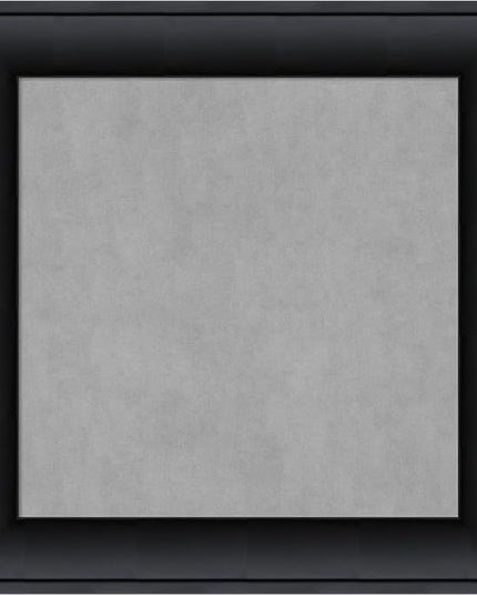 Amanti Art Black Framed Magnetic Board 15x15 X-Small Vision Board for use with Magnets, 100% Metal Sheet to Display Items as Office Decor or for Home Organization in mudroom, Kitchen or Kids Room