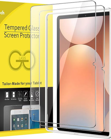 JETech Screen Protector for Samsung Galaxy Tab S10 Plus 2024/Tab S9 Plus/Tab S9 FE Plus 2023 12.4-Inch, with Easy Installation Frame, Tempered Glass Film, HD Clear, 2-Pack