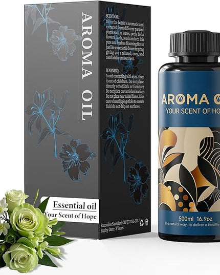 Essential Oils Set,16.9 fl oz (500 ml) New Crown Scent,Hotel Collection Diffuser Oil Suitable for Your own Candles, Soaps, air freshener Spray, and Essential Oils for Commercial Aroma Diffuser