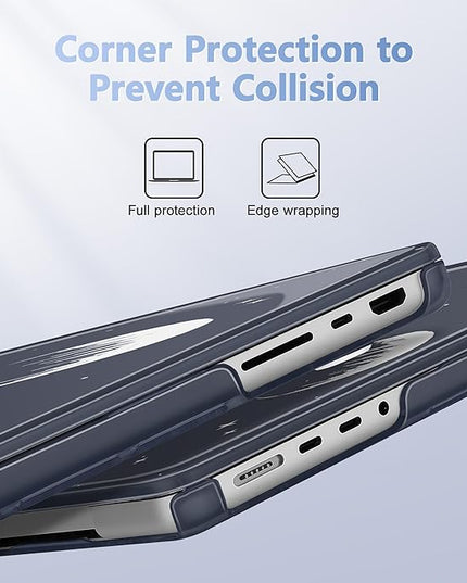 May Chen Case for MacBook Pro 14 inch, Models A2442 A2779 A2918 A2992 A3401 A3185 A3112 A3434, M1 M2 M3 M4 M5 Chip (2021-2025 Release), Plastic Hard Shell Case with Keyboard Cover, Astronaut Flight