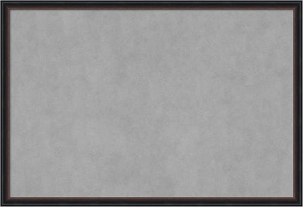 Amanti Art Black Framed Magnetic Board 26x38 Large Vision Board for use with Magnets, 100% Metal Sheet to Display Items as Office Decor or for Home Organization in mudroom, Kitchen or Kids Room