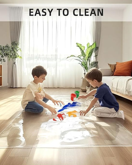 Chair Mat for Hardwood Floor, 1/5" Thick 48x36 inches Floor Mat Protector for Office Chair, Clear Thicken Pattern Rectangle Floors Protector