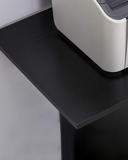 Vinsetto Mobile Printer Stand, Rolling File Cabinet Cart with Wheels, Adjustable Shelf, Drawer and CPU Stand, Black
