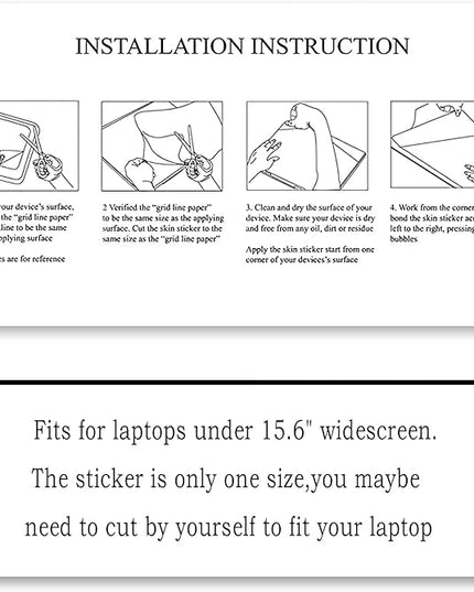 Laptop Skin Sticker Decal,12" 13" 13.3" 14" 15" 15.4" 15.6 inch Laptop Vinyl Skin Sticker Cover Art Protector Notebook PC (2 Wrist Pad Skins Included), Decorative Waterproof Removable, Colorful Flower