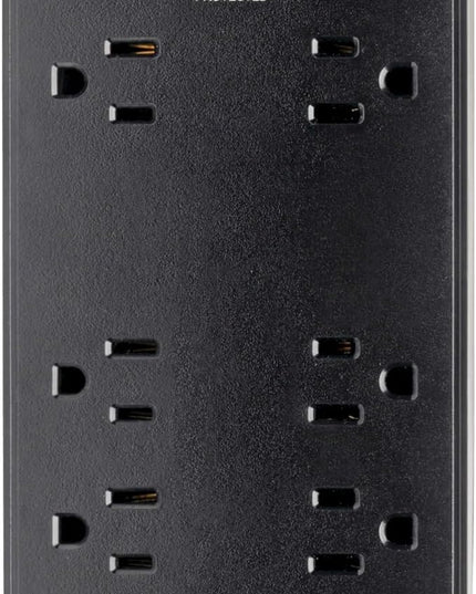 Tripp Lite Home Office Surge Protector with USB Charging, 6 Outlet Surge Protector Power Strip, 4 USB Ports, 6ft Cord, 900 Joules, Black (TLP664USBB)