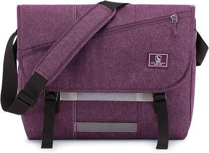 OIWAS Messenger Bag for Women, 15.6 Inch Laptop Crossbody Bags Men Casual Satchel Shoulder Bag College Travel Office Briefcase