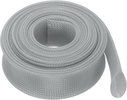 uxcell Expandable Sleeving, 2-inch 25ft Cable Sleeve, Gray
