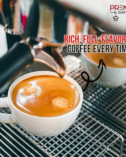 ESE Pod Espresso Machine – Spinel Pinocchio Coffee Maker for 44mm Paper Pods, Made in Italy, Compact Automatic Espresso Machine for Home & Office, Includes 150 Free ESE Pods (100 Classic + 50 Decaf)