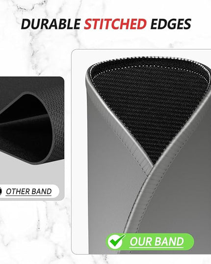 ITNRSIIET Mouse Pad Non-Slip Rubber Base Smooth Surface Stitched Edges Waterproof Durable Compatible with All Mice for Office & Gaming, Desk Accessory, Diameter 8.7 inch, Ash Gradient
