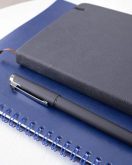 MiSiBao 0.7mm Black Ink Gel Ink Rollerball Pens 2 in 1 Medium Point Pens with Stylus Work Pen Smooth Writing for Office Black gel pen (Black-18pack)