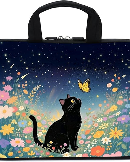 AMARY laptop sleeves 11.6" 12" Laptop Handle Bag Neoprene Notebook Carrying Pouch Chromebook Sleeves case (Cat-1)