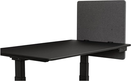 Stand Up Desk Store ReFocus Clamp-on Acoustic Desk Divider Privacy Panel That Reduces Noise and Visual Distractions (Ash Gray, 23.6" x 23.6")