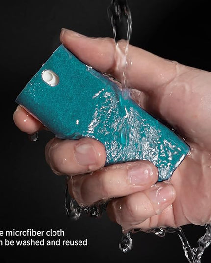 CLICK CLEAN Touchscreen Mist Cleaner, Screen Cleaner, All in One Screen Cleaner Spray with Microfiber and Phone Stand for All Phones, Laptop and Tablet Screens (Blue)