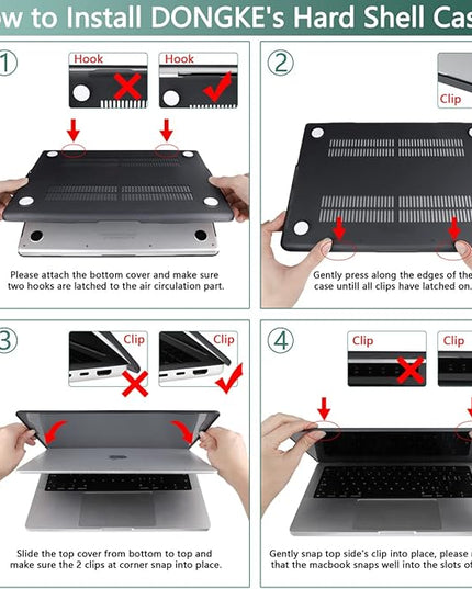 DONGKE Case for M5 MacBook Pro 14 inch 2025 2024-2021 M4 M3 M2 M1, Plastic Hard Shell Cover Compatible with A3434 A3112 A3401 A3185 A2992 A2779 A2442, Retina XDR Display & Touch ID, Florals