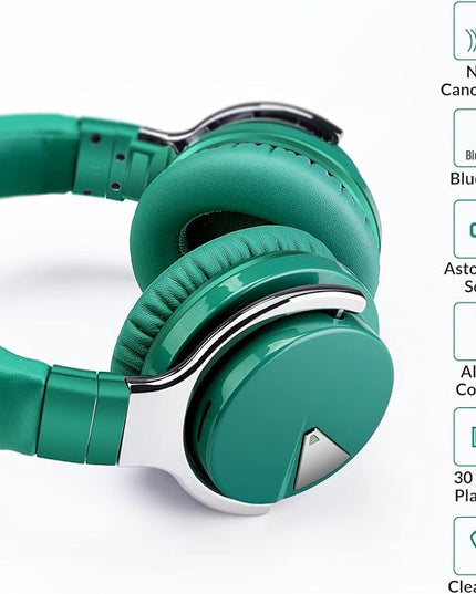 Million Sold 10 Years Classic E7 Active Noise Cancelling Headphones with Upgraded Noise Cancellation, Bluetooth Headphones Wireless with HD Sound Vivid Deep Bass, for Home Office Travel Birthday Gift