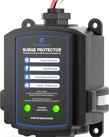 FHSPD108S Whole House Surge Protector for 108,000 Amps, Ultimate Surge Protection, Whole Home Surge Protector for Indoor/Outdoor Use, 120/240V