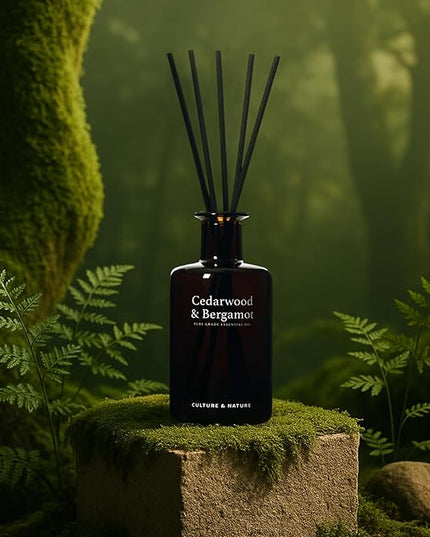 CULTURE & NATURE Pure Grade Essential Oil Diffuser (Cedarwood & Bergamot)
