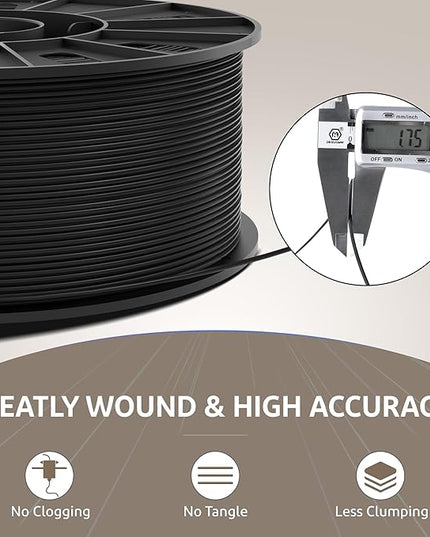 ELEGOO Rapid PETG Filament 1.75mm White 3KG, High Speed 600mm/s 3D Printer Filament High Dimensional Accuracy, 3kg Large Spool(6.6lbs) for Most FDM 3D Printers