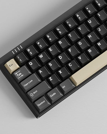 Sumgsn 173 Keys Doubleshot Keycaps Cherry Profile Apes Keycaps Set 7u Spacebar Fit for 61/64/87/104/108 Cherry Mx Switches ISO ANSI Layout Mechanical Keyboards Alice Keyboards