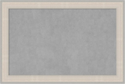 Amanti Art White Framed Magnetic Board 24x36 Large Vision Board for use with Magnets, 100% Metal Sheet to Display Items as Office Decor or for Home Organization in mudroom, Kitchen or Kids Room