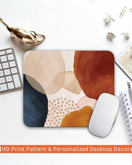 Square Mouse Pad Abstract Marble 2,Personalized Premium-Textured Custom Mouse Mat Design,Washable Mousepad Cloth,Non-Slip Rubber Base Computer Mouse Pads for Wireless Mouse