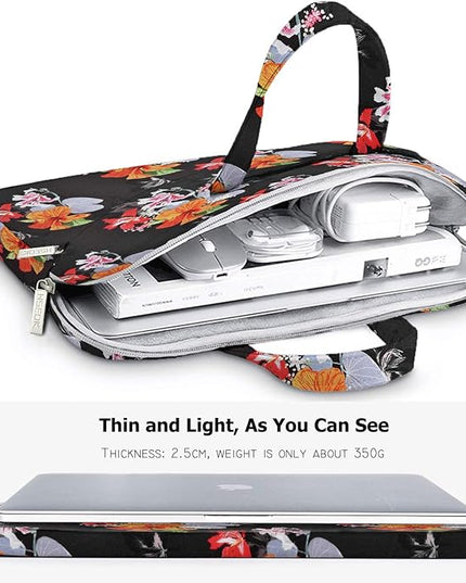Laptop Shoulder Bag 13 13.3 14 Inch Case Compatible with MacBook Pro 14 2025-2021 M4/M3/M2/M1, Mac Air/pro 13-13.3 Inch and Most Popular 13-14 Notebooks,Spill-Resistant Briefcase,Morning Glory