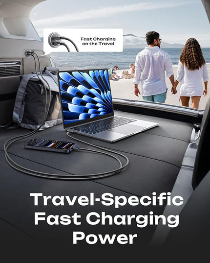 LISEN 90W USB C Car Charger for iPhone 17 Car Charger 45W Fast Charging, 2-Port PD 45W & QC 3.0 Cigarette Lighter USB Charger [All Metal&Mini] for iPhone 17 Air/16/15/14/13 Pro,Samsung Galaxy S26/S25