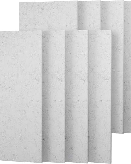 TONOR 8PCS Acoustic Panels, 47.2″ x 23.6″ x 0.35″, Full Self-Adhesive Soundproof Wall Panels, Sound Absorbing Panels for Noise and Echo Reduction, Acoustic Treatment for Studio, Home, Office, Grey