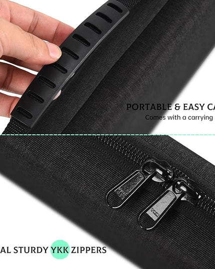 60% Keyboard Case, Hard Travel Carrying Case for 61 Keys Keyboard Cover, Compatible with MageGee Mini 60%, RK ROYAL KLUDGE R65, Snpurdiri 60%, Aula WIN60, Razer Huntsman 60% Keyboards Protector, Black