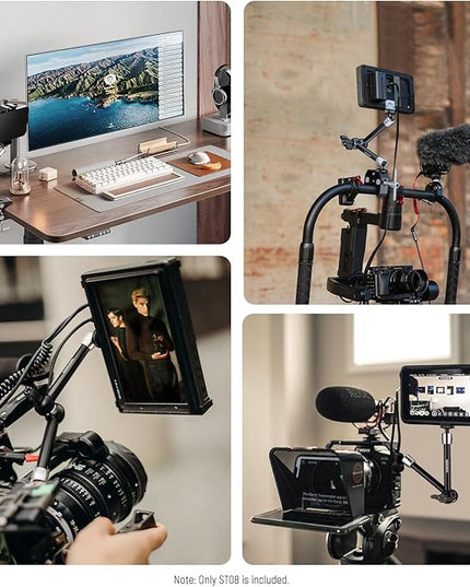 NEEWER 9.8"/25cm Adjustable Friction Magic Arm with 1/4" Screw on Both Ends, Compatible with SmallRig Cage, Flash/LED Light/Microphone/Monitor/SuperClip, Max Load 4.4lb/2kg, ST08