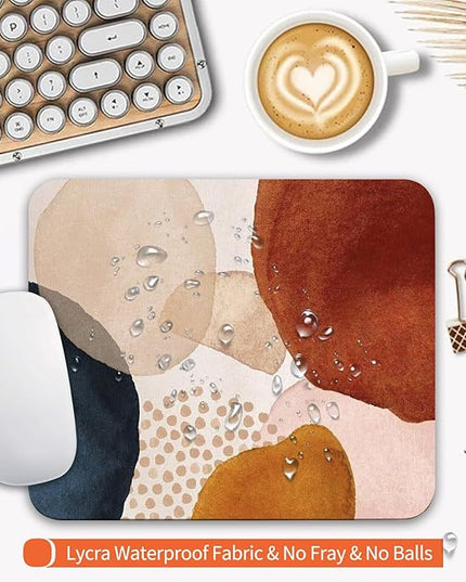 Square Mouse Pad Abstract Marble 2,Personalized Premium-Textured Custom Mouse Mat Design,Washable Mousepad Cloth,Non-Slip Rubber Base Computer Mouse Pads for Wireless Mouse