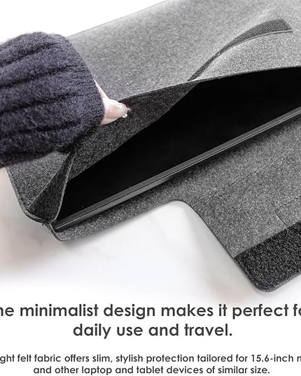 Kado 15.6 Inch Portable Monitor Case Sleeve Bag Made for Sceptre Kado MNN KYY InnoView Yxk ForHelp AYY VisionOwl Yodoit Uperfect ViewSonic ASUS Dell Lenovo 15.6" Portable Display Monitors 15.55"x9.25"