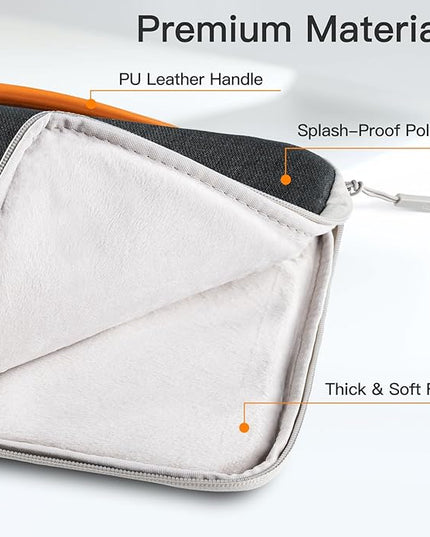 JETech Laptop Sleeve for 13-14Inch MacBook Air/Pro (M5/M4/M3/M2/M1,2020-2025), Waterproof Bag with Portable Handle and Pocket