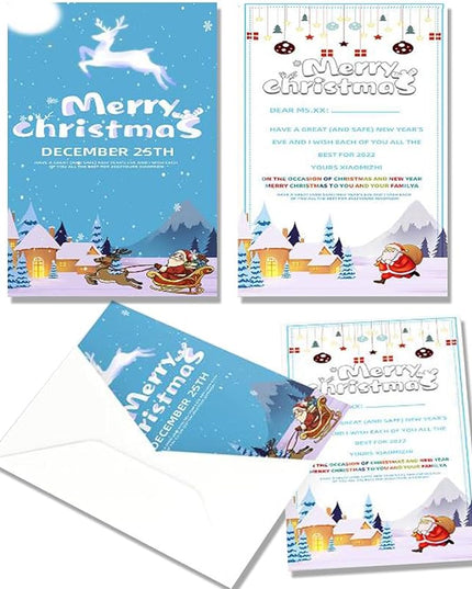 5.5 x 8.5 Blank White Card Stock (Set of 50) - 90lb Flat Card Stock Printer Paper for Invitations, Notes, Greetings & Table Cards - Writing, Stamping, Drawing, Painting