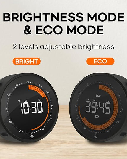 Digital Visual Timer, 60 min Countdown & Count up, Large Screen for Kids & Senior, Magnetic, Kitchen Cooking, Gym, Classroom, Productivity time Management Tool for Autism & ADHD
