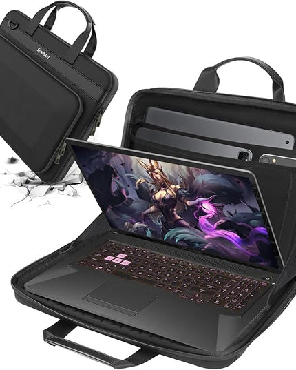 Smatree Heavy Duty Hard Sleeve Case Compatible for 18 inch ASUS ROG Strix SCAR 18 2025/2024/2023 Gaming Laptop, for 18 inch ASUS ROG Strix G18 2025/2024/2023 Gaming Laptop Waterproof Handbag (A800XL)