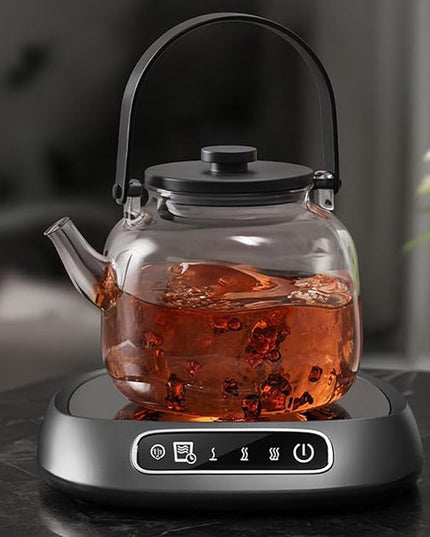 Coffee Mug Warmer - 11x12.5x3.40cm Electric Coffee Cup Warmer for Desk, 55℃ Temperature Control Smart Coffees Heater, for Heating Coffees, Milk, Beverage, Cocoa, for Home Offices Christmas Birthday