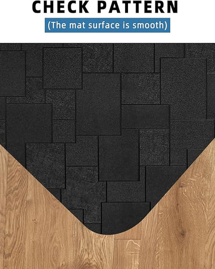 Office Chair Mat for Hard Floor, 48x36 inches Computer Chair Mat, Multi-Purpose Desk Floor Protector for Work, Home, Gaming