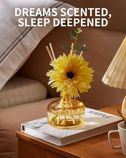 Reed Diffusers Set Orchard Reverie Scent, Reed Diffuser for 120 Days, 7.10 oz Diffusers for Home with 7 Diffuser Sticks, Perfect for Bathroom, Shelf Decor, Air Fresheners
