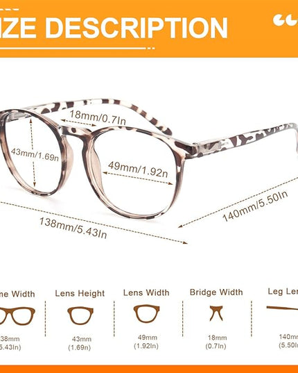 IBOANN Blue Light Glasses for Woman/Men, Fashion Blue Light Glasses Men, Fake Glasses Help Reduce Screen Fatigue