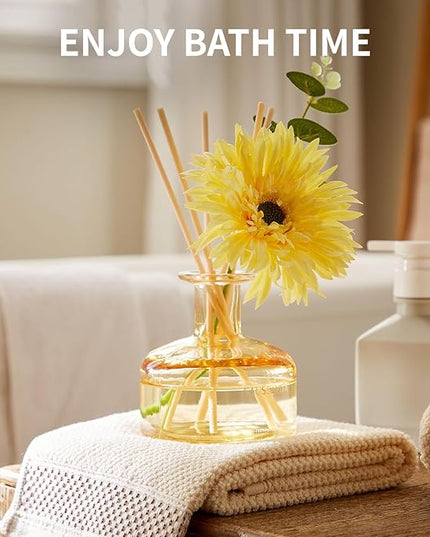Reed Diffusers Set Orchard Reverie Scent, Reed Diffuser for 120 Days, 7.10 oz Diffusers for Home with 7 Diffuser Sticks, Perfect for Bathroom, Shelf Decor, Air Fresheners