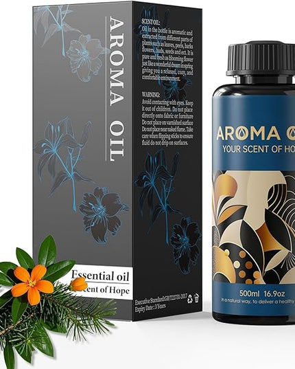 Essential Oils Set,16.9 fl oz (500 ml) Surpass Scent,Hotel Collection Diffuser Oil Suitable for Your own Candles, Soaps, air freshener Spray, and Essential Oils for Commercial Aroma Diffuser