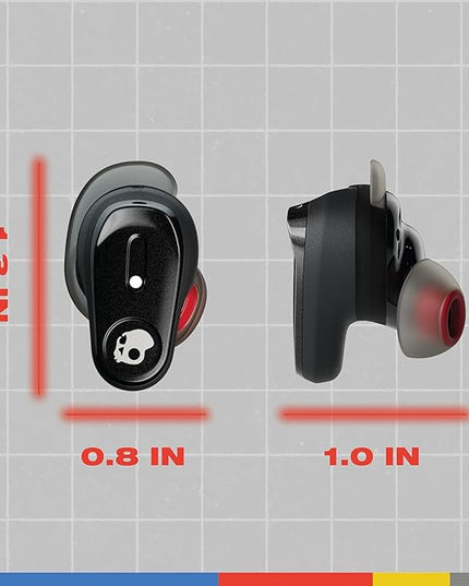 Skullcandy Method 360 ANC Wireless Earbuds, Sound by Bose, Bluetooth Headphones, Premium Noise Cancelling, Up to 40 Hrs Battery, Sweat and Water Resistant, Microphone for iPhone Android - True Black