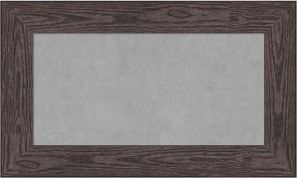 Amanti Art Black Framed Magnetic Board 18x30 Small Vision Board for use with Magnets, 100% Metal Sheet to Display Items as Office Decor or for Home Organization in mudroom, Kitchen or Kids Room