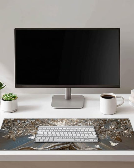 Mouse Pad Gaming Mousepad 31.5 x 11.8 Inch Desk Mat Large Keyboard Pad for Home and Office Desk Accessories Setups with Radiant Tree Artwork and Smooth Diatomite XL Mouse Mat